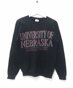 Vintage Nebraska Crewneck Lincoln University Nebraska Sweater Big Spellout Nebraska Sweatshirt
