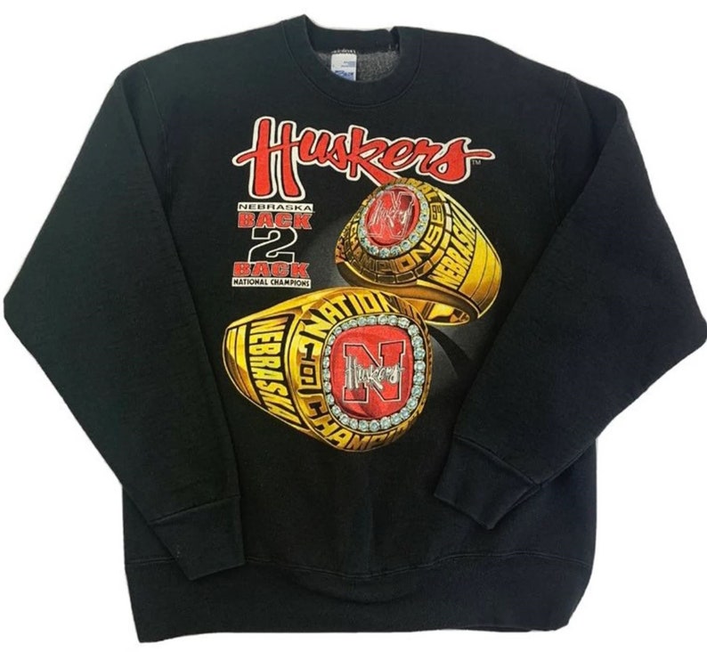 Vintage Nebraska Huskers 1994 National Champions Salem Sweatshirt Hoodie, Ncaa Gist Fans