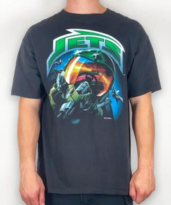 Vintage New York Jets Realism T-Shirt Sweatshirt Pullover Hoodie Reprinted Gift For Nfl Fans