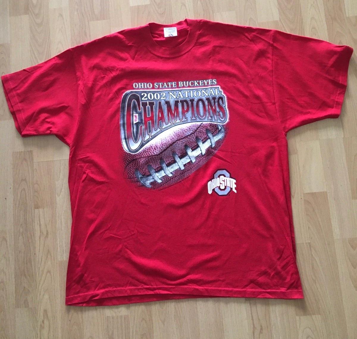 Vintage Ohio State Buckeyes 2002 National Champions Shirt Hoodie, Sweatshirt, Crewneck - Full Size Gifts For Fans