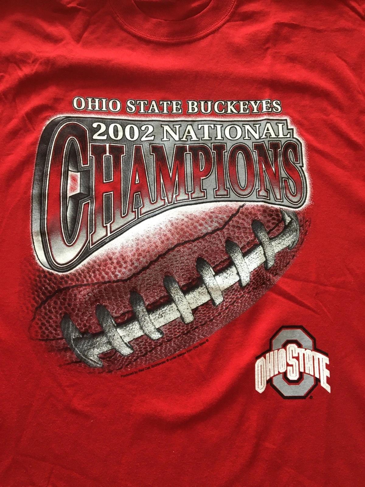 Vintage Ohio State Buckeyes 2002 National Champions Shirt Hoodie, Sweatshirt, Crewneck - Full Size Gifts For Fans - Image 2