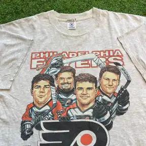 Vintage Philadelphia Flyers Rare Caricature T-Shirt Sweatshirt Pullover Hoodie Reprinted - Image 2