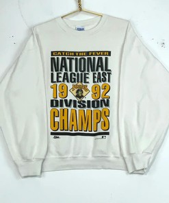 Vintage Pittsburgh Pirates Division Champs 1992 Mlb Crewneck T-Shirt, Hoodie, And Sweatshirt Gift For Fans
