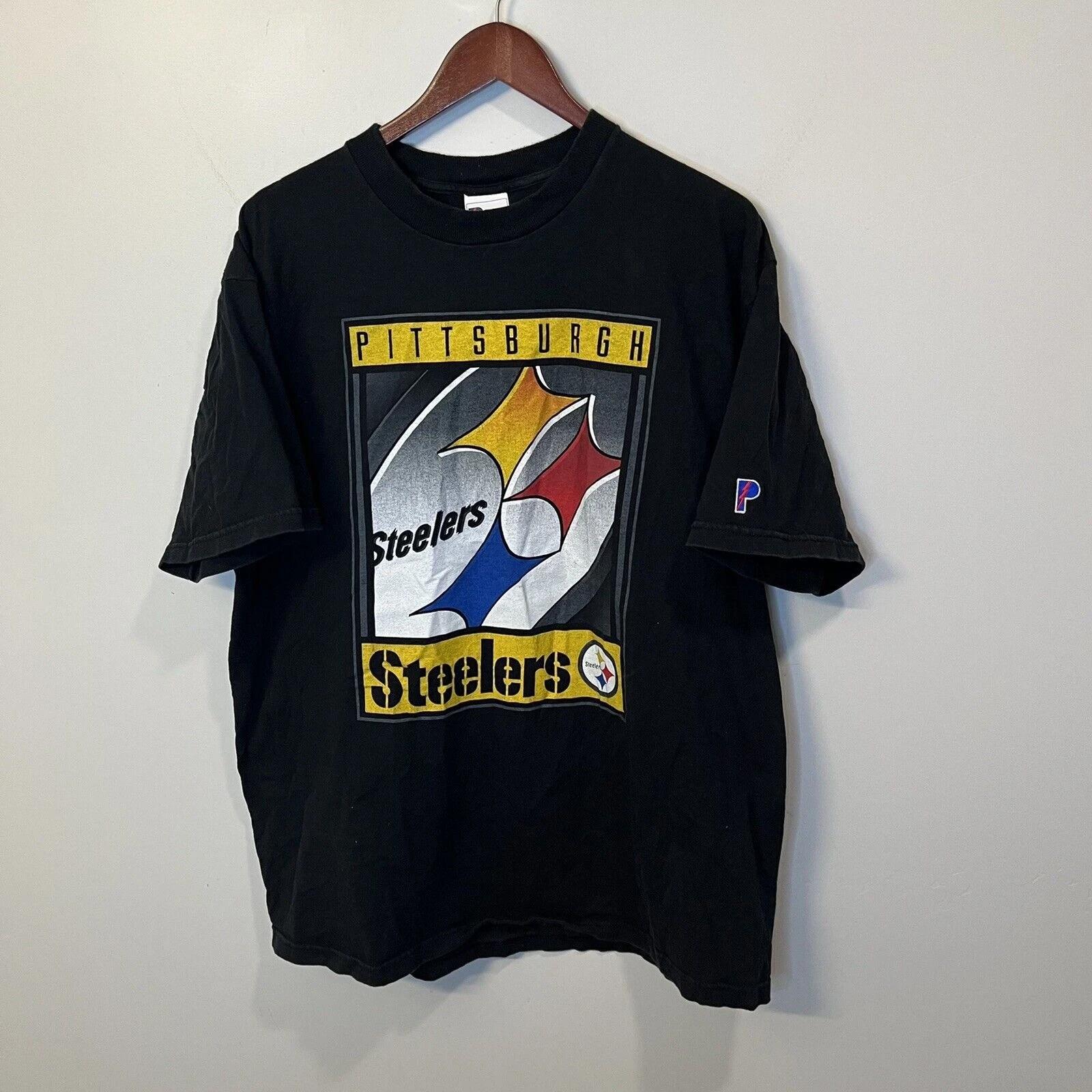 Vintage Pro Player NFL Pittsburgh Steelers Sweatshirt T-shirt, NFL Football Teams Gifts For Fans