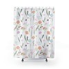 Vintage Shower Curtain - Botanical with Cute and Chic Shower Curtain Boho Styles for a Farmhouse Chic Look