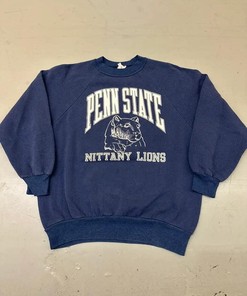 Vintage Style 1980S Penn State Nittany Lions Ncaa T-Shirt Sweatshirt American Football Sweatshirt Sports Gifts