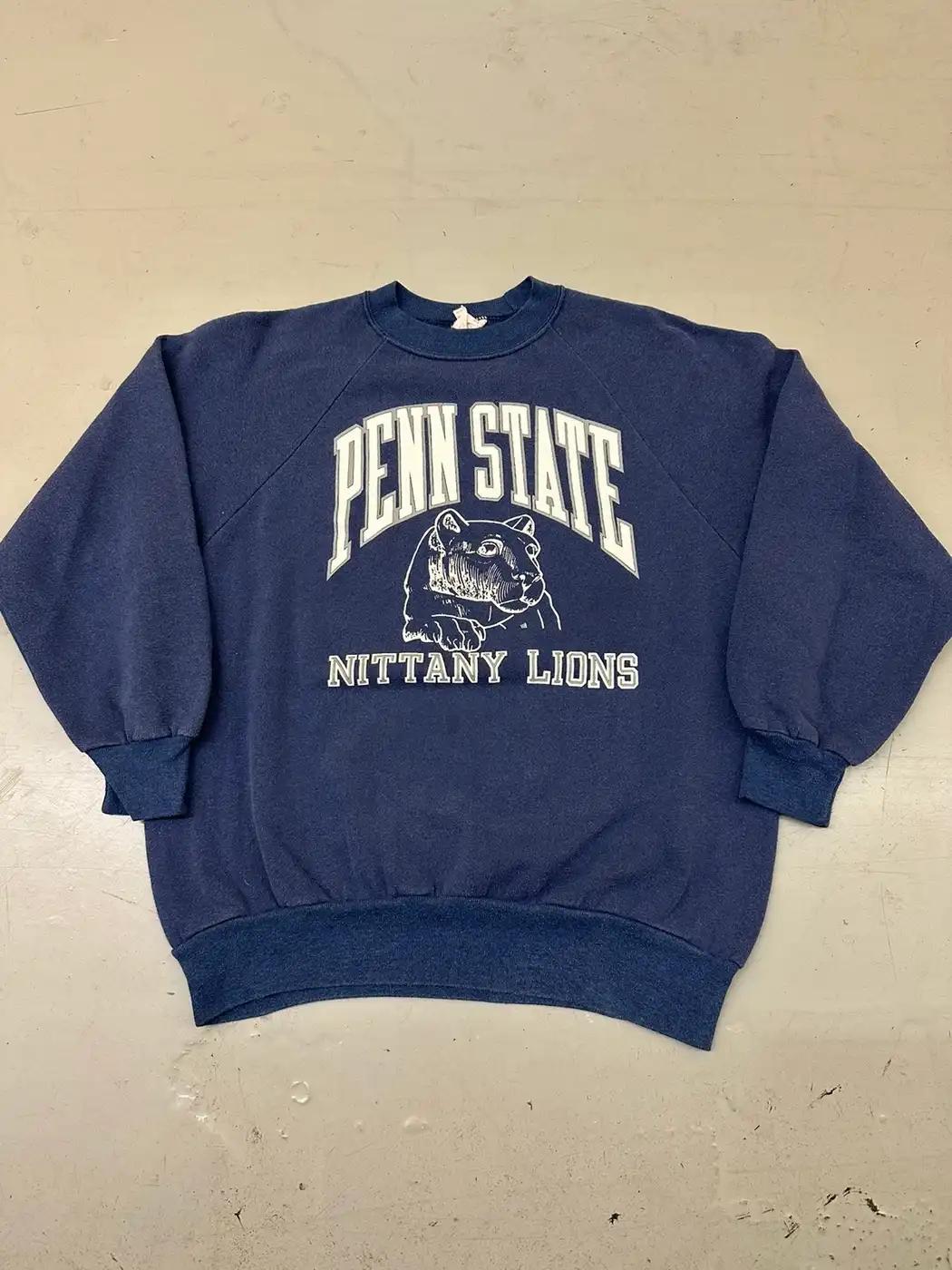 Vintage Style 1980S Penn State Nittany Lions Ncaa T-Shirt Sweatshirt American Football Sweatshirt Sports Gifts
