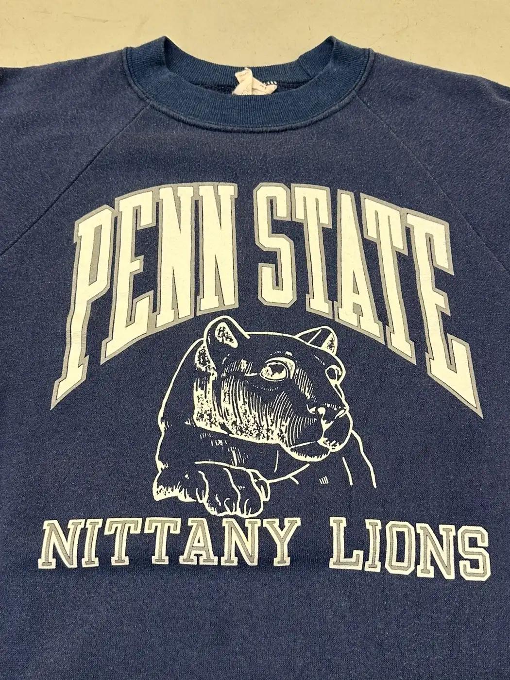 Vintage Style 1980S Penn State Nittany Lions Ncaa T-Shirt Sweatshirt American Football Sweatshirt Sports Gifts - Image 2