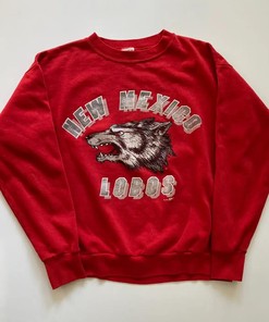 Vintage Style 1984 New Mexico Lobos T-Shirt Sweatshirt American Football Sweatshirt Sports Gifts