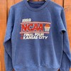 Vintage Style 1988 Ncaa Final Four Tournament Kansas City Crewneck Sweatshirt, Ncaa Kansas City Sweater