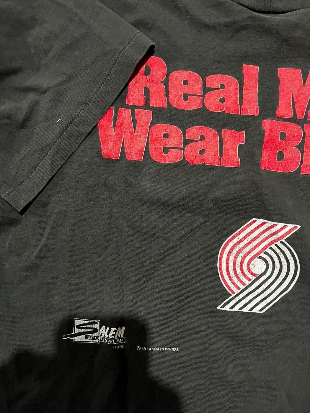 Vintage Style 1990 Portland Trailblazers Apparel For Fans - Image 2