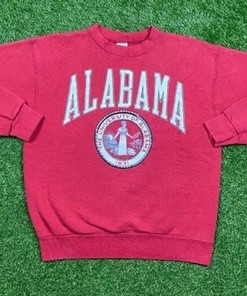 Vintage Style 1990S University Of Alabama Roll Tide Crewneck Sweatshirt, Vintage Style 90S Shirt