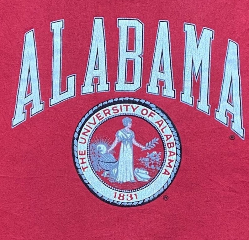Vintage Style 1990S University Of Alabama Roll Tide Crewneck Sweatshirt, Vintage Style 90S Shirt - Image 2