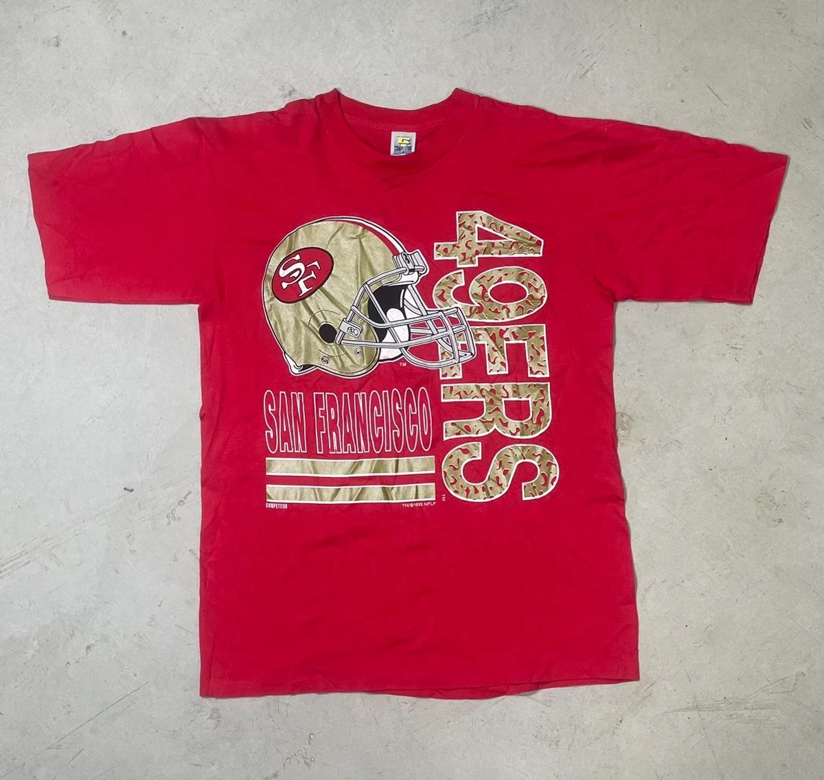 Vintage Style 1990s San Francisco 49Ers Sports Sweatshirt T-shirt, NFL Football Teams Gifts For Fans