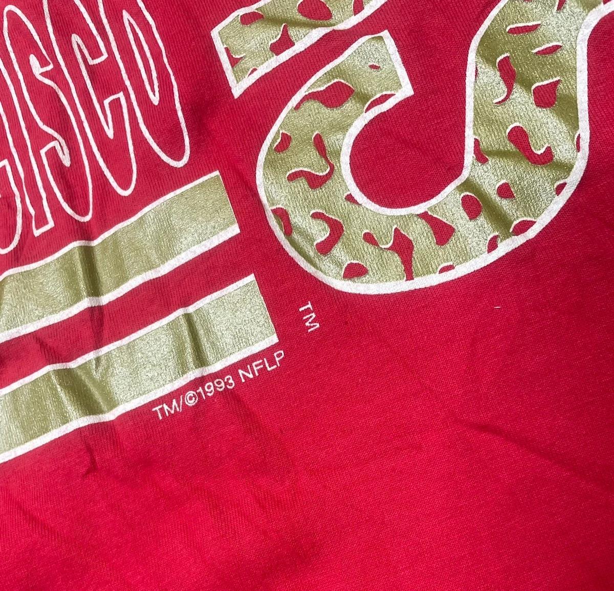 Vintage Style 1990s San Francisco 49Ers Sports Sweatshirt T-shirt, NFL Football Teams Gifts For Fans - Image 3