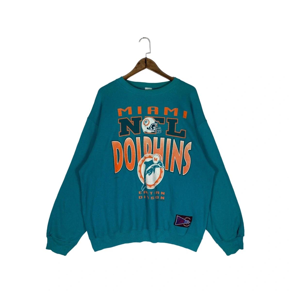 Vintage Style 1992 Miami Dolphins Sweatshirt T-shirt Ideal Gift for NFL Fans