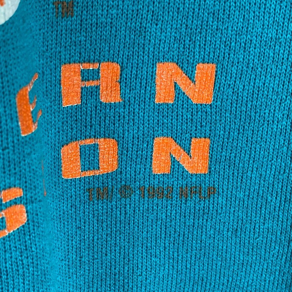 Vintage Style 1992 Miami Dolphins Sweatshirt T-shirt Ideal Gift for NFL Fans - Image 3