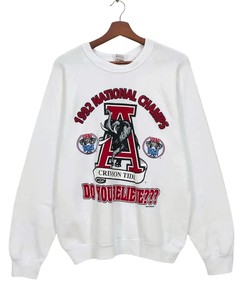 Vintage Style 1992 National Champs Alabama Crimson Tide Footbal Sweatshirt Hoodie Football Game Day T-Shirt Lover