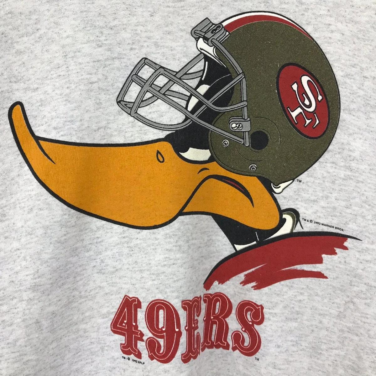Vintage Style 1993 San Francisco 49Ers Looney Tunes Road Runner Sweatshirt T-shirt, NFL Football Teams Gifts For Fans - Image 2