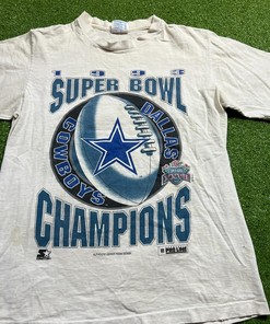 Vintage Style 1993 Super Bowl Champions Dallas Cowboys Starter Sweatshirt T-shirt Ideal Gift for NFL Fans
