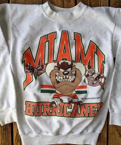 Vintage Style 1993 University Of Miami Hurricanes Football Sweatshirt, Miami Hurricanes Sweater