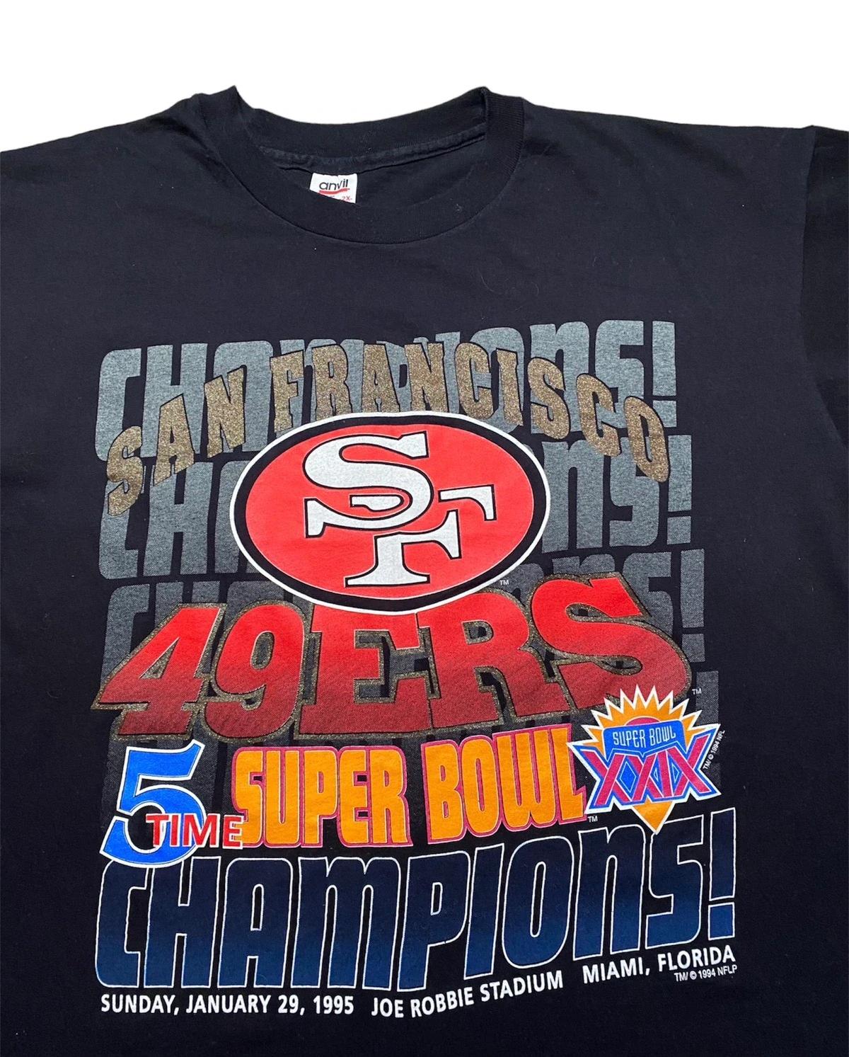 Vintage Style 1994 1995 Super Bowl XXIX Champions Sweatshirt T-shirt, NFL Football Teams Gifts For Fans - Image 2