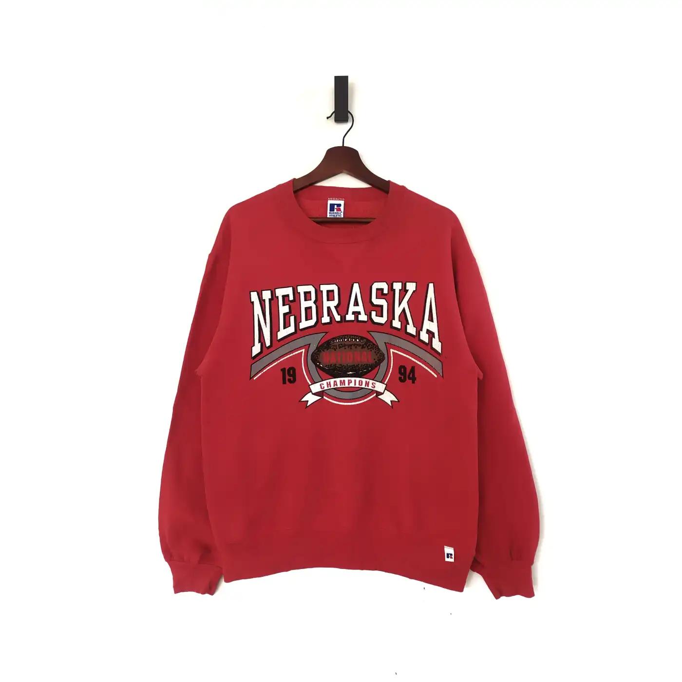 Vintage Style 1994 Nebraska National Champion University American Sweatshirt Gifts For Ncaa