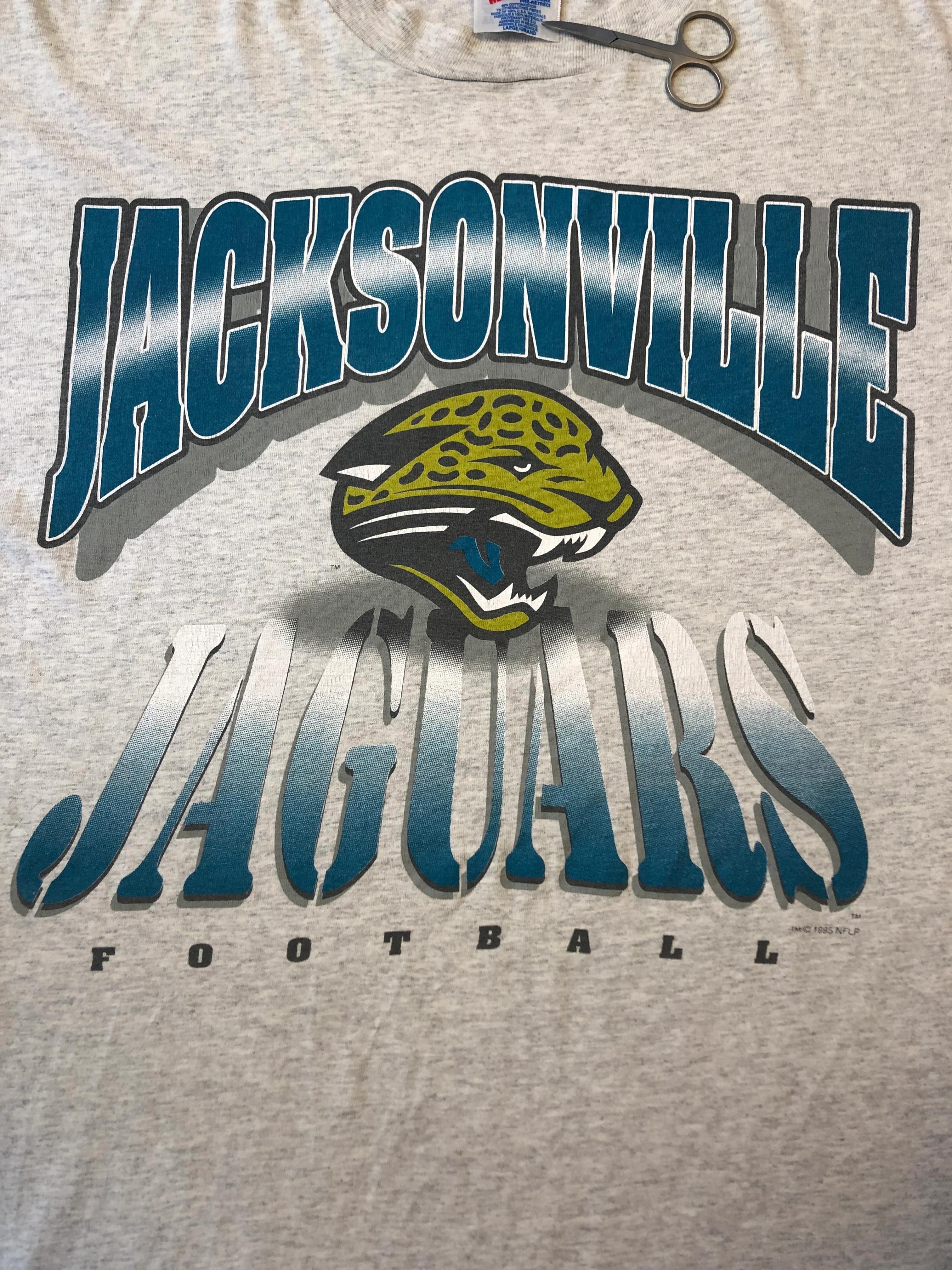 Vintage Style 1995 Jacksonville Jaguars NFL Y2K Drill Sweatshirt T-shirt Ideal Gift for NFL Fans - Image 2