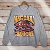 Vintage Style 1995 Mlb Atlanta Braves National League Champions Crewneck Sweatshirt Baseball Team Braves Sweater