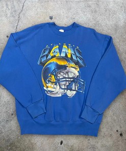 Vintage Style 1995 Saint Louis Rams Sweatshirt T-shirt Ideal Gift for NFL Fans