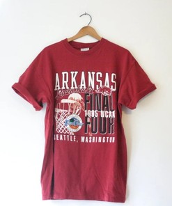 Vintage Style 1995 University Of Arkansas Razorbacks T Shirt March Madness Basketball Sweatshirt