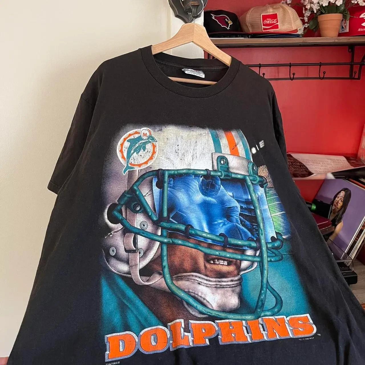 Vintage Style 1996 Miami Dolphins Sweatshirt T-shirt Ideal Gift for NFL Fans - Image 2