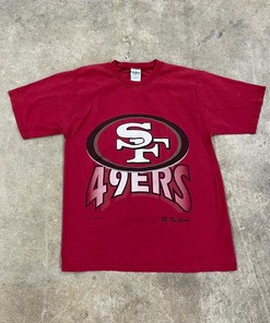 Vintage Style 1996 San Fransisco 49Ers Faded Maroon Sweatshirt T-shirt, NFL Football Teams Gifts For Fans