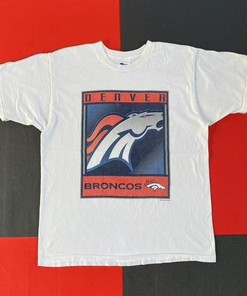 Vintage Style 1997 Denver Broncos Sweatshirt T-shirt, NFL Football Teams Gifts For Fans