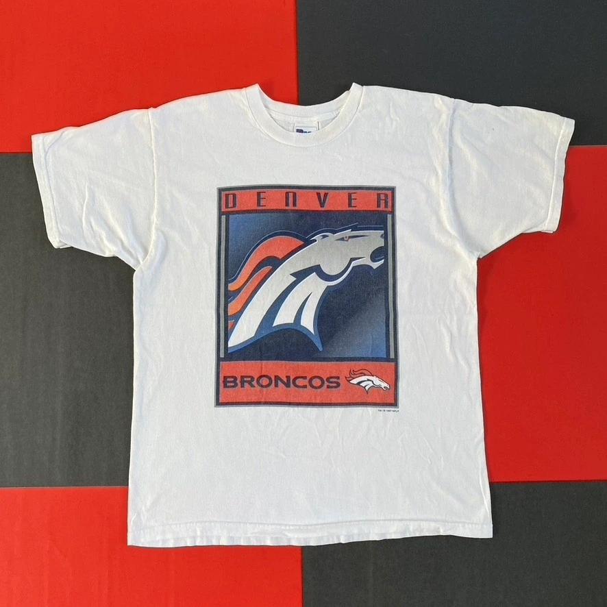 Vintage Style 1997 Denver Broncos Sweatshirt T-shirt, NFL Football Teams Gifts For Fans