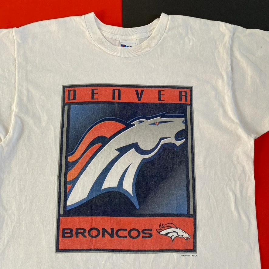 Vintage Style 1997 Denver Broncos Sweatshirt T-shirt, NFL Football Teams Gifts For Fans - Image 2