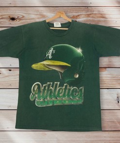 Vintage Style 1997 Mlb Oakland Athletics T-Shirt Printed Big Logo Graphic, Hoodie, Sweatshirt