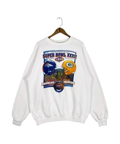 Vintage Style 1998 Super Bowl Denver Broncos Green Bay Packers Sweatshirt T-shirt Ideal Gift for NFL Fans