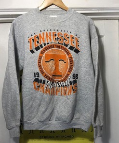 Vintage Style 1998 University Of Tennessee National Champions Sweatshirt, Tennessee Volunteers Shirttennessee Sweater