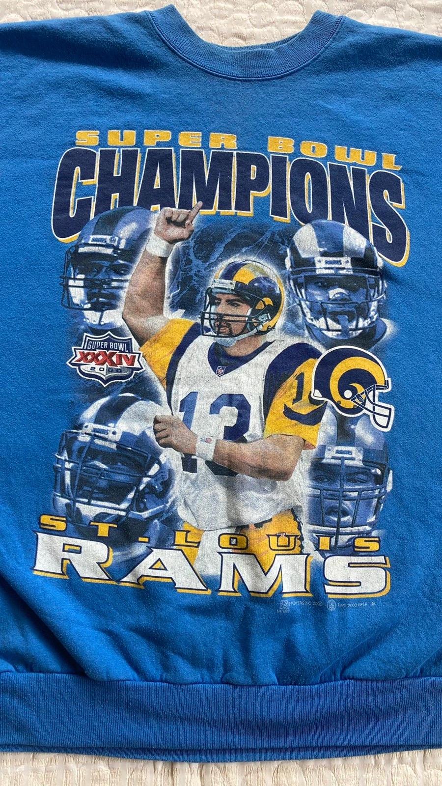 Vintage Style 2000 Champion Superbowl Sweatshirt T-shirt, NFL Football Teams Gifts For Fans - Image 2