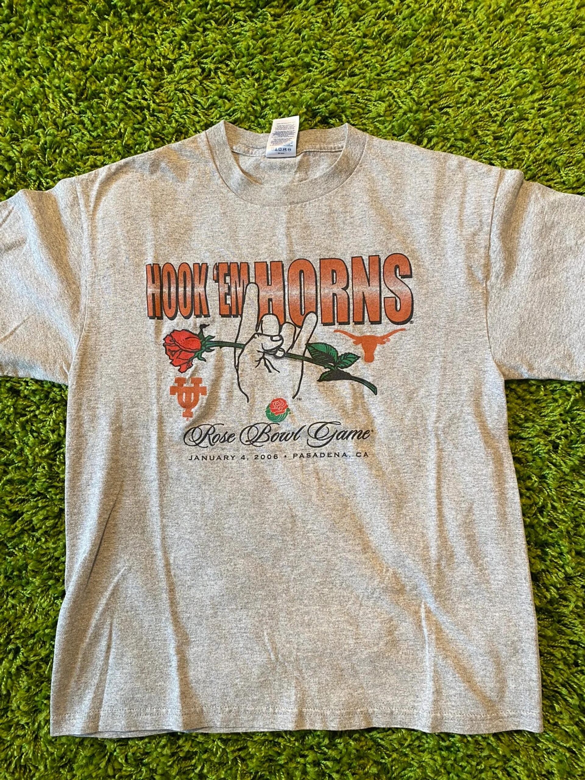 Vintage Style 2006 Texas Vs. Usc Rose Bowl University American Sweatshirt Gifts For Ncaa