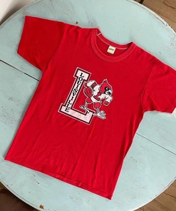 Vintage Style 70S Russell Athletic Louisville Cardinals University American Sweatshirt Gifts For Ncaa