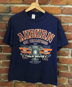 Vintage Style 80S Auburn Sugar Bowl Sec Champions T-Shirt Auburn Tiger Hoodie And Sweater
