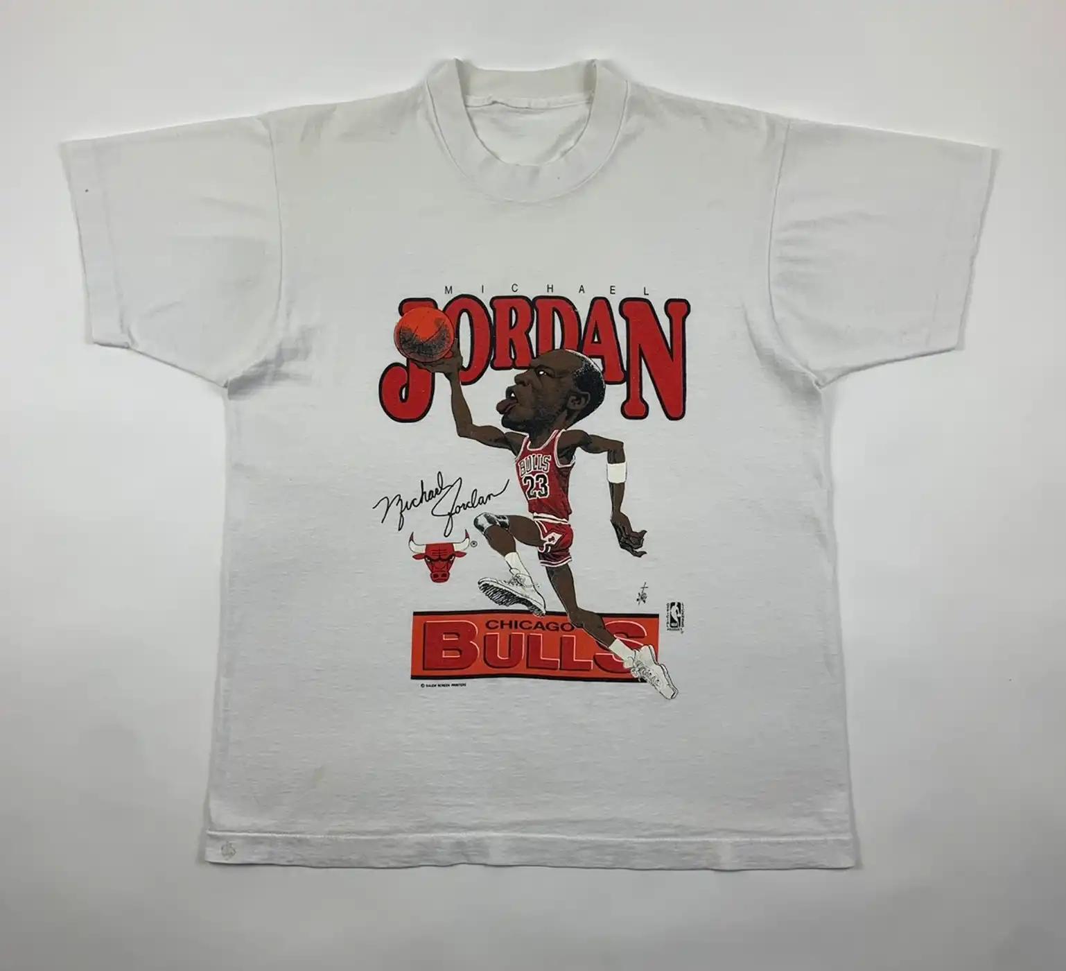 Vintage Style 80S Chicago Bulls Jordan T-Shirt, Hoodie, Sweatshirt Gift For Bna Fans - Image 2