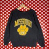 Vintage Style 80S Missouri Tigers Sweatshirt, Missouri Tigers Crewneck, Missouri Sweater Pullover, Missouri University