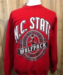Vintage Style 80S N.C. State Wolfpack Sweatshirt, N.C. State Sweater, Vintage Style 90S Shirt N.C. State Shirt