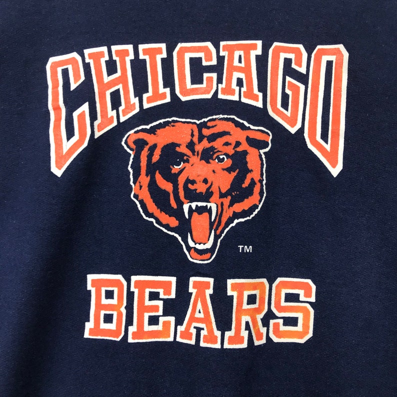 Vintage Style 80’S Nfl Chicago Bears Crewneck Sweatshirt, Nfl Chicago Bears Sweater Pulloverarge - Image 2