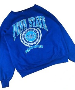 Vintage Style 80S Royal Blue Penn State University T-Shirt Sweatshirt American Football Sweatshirt Sports Gifts