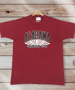 Vintage Style 80S University Of Alabama Crewneck T-Shirts, Alabama University Crimson Tide Shirts, Sweatshirt, Hoodie