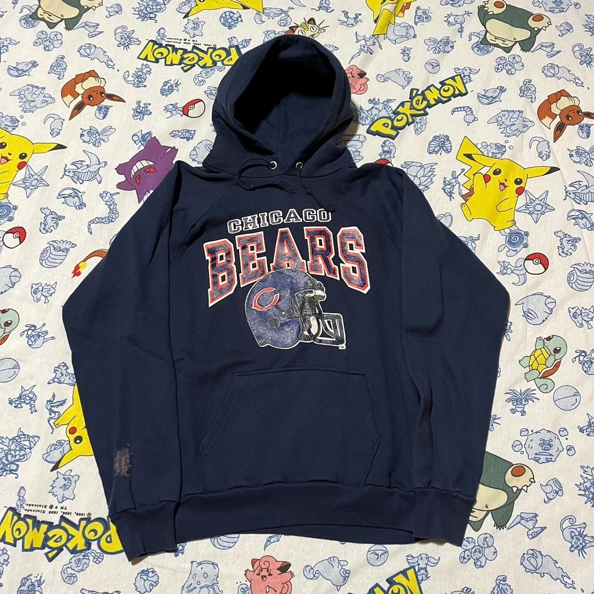 Vintage Style 80s Champion Chicago Bears NFL Sweatshirt T-shirt, NFL Football Teams Gifts For Fans